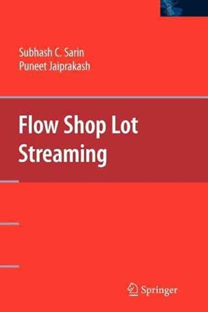 Image du vendeur pour Flow Shop Lot Streaming mis en vente par GreatBookPrices