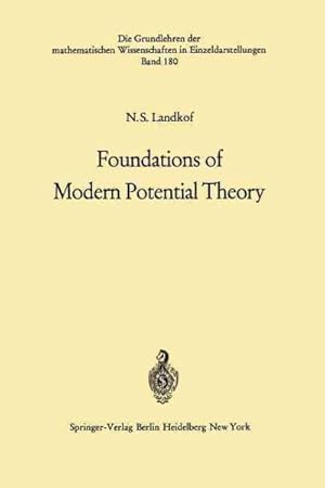 Seller image for Foundations of Modern Potential Theory for sale by GreatBookPrices
