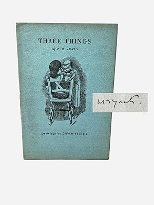 Imagen del vendedor de Three Things a la venta por The Plantagenet King ABA / ILAB
