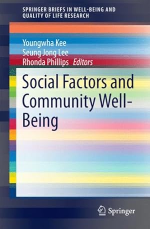 Immagine del venditore per Social Factors and Community Well-being venduto da GreatBookPrices