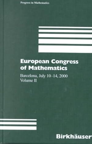 Seller image for European Congress of Mathematics : Barcelona, July 10-14, 2000 for sale by GreatBookPrices