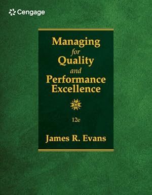 Seller image for Managing For Quality And Performance Excellence for sale by GreatBookPricesUK