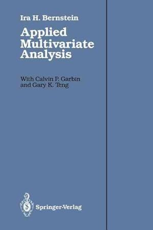 Seller image for Applied Multivariate Analysis for sale by GreatBookPrices