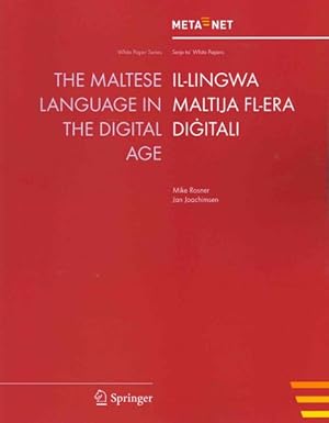 Seller image for Maltese Language in the Digital Age / IL-Lingwa Maltija FL-ERA Digitali for sale by GreatBookPrices