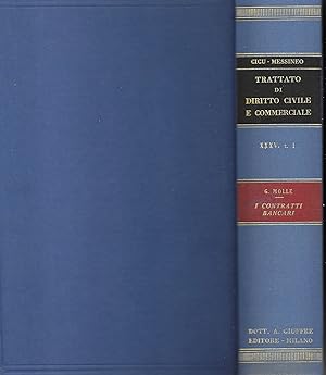 Seller image for TRATTATO DI DIRITTO CIVILE E COMMERCIALE - I CONTRATTI BANCARI - VOL. XXXV for sale by MULTI BOOK