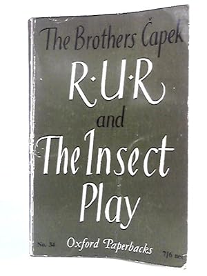 Imagen del vendedor de R.U.R. And the Insect Play a la venta por World of Rare Books