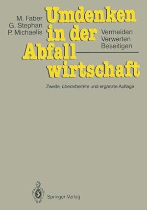 Seller image for Umdenken in Der Abfallwirtschaft : Vermeiden, Verwerten, Beseitigen -Language: german for sale by GreatBookPrices