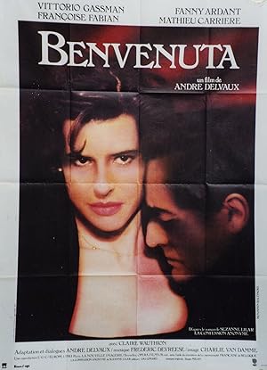"BENVENUTA" Réalisé par André DELVAUX en 1983 avec Fanny ARDANT, Vittorio GASSMAN / Affiche franç...