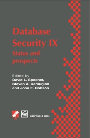 Seller image for Database Security : Status and Prospects for sale by GreatBookPrices