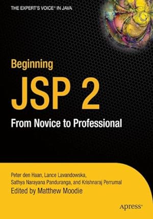 Imagen del vendedor de Beginning Jsp 2: From Novice to Professional a la venta por GreatBookPrices