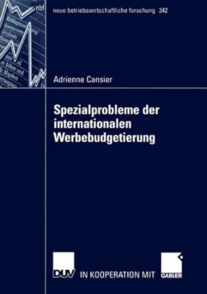 Seller image for Spezialprobleme Der Internationalen Werbebudgetierung -Language: German for sale by GreatBookPrices