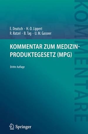 Bild des Verkufers fr Kommentar Zum Medizinproduktegesetz - Mpg -Language: german zum Verkauf von GreatBookPrices