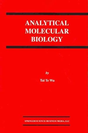 Imagen del vendedor de Analytical Molecular Biology a la venta por GreatBookPrices