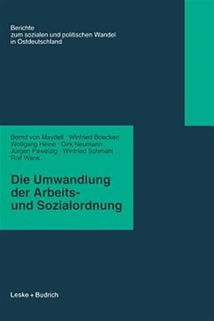 Seller image for Die Umwandlung Der Arbeits- Und Sozialordnung -Language: german for sale by GreatBookPrices