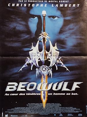 "BEOWULF" Réalisé par Graham BAKER en 1999 avec Christophe LAMBERT / Affiche française originale ...