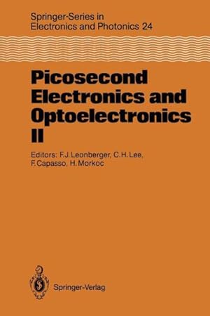 Seller image for Picosecond Electronics and Optoelectronics II : Proceedings of the Second Osaieee (Leos) Incline Village, Nevada, January 14?16, 1987 for sale by GreatBookPrices
