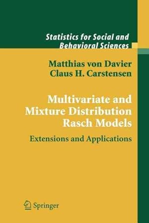 Seller image for Multivariate and Mixture Distribution Rasch Models : Extensions and Applications for sale by GreatBookPrices