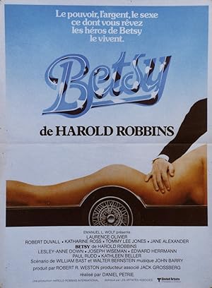 "BETSY" Réalisé par Daniel PETRIE en 1978 avec Laurence OLIVIER, Katharine ROSS / Affiche françai...