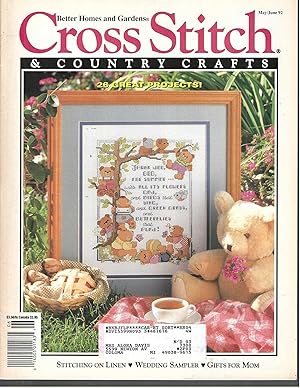 Image du vendeur pour Cross Stitch and Country Crafts, May/ June 92 mis en vente par Vada's Book Store