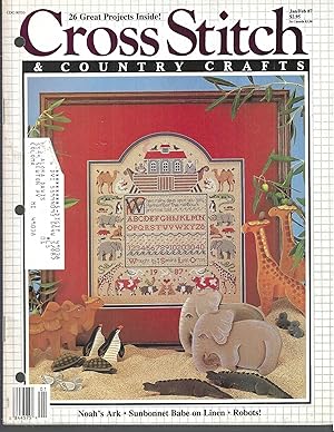 Bild des Verkufers fr Cross Stitch & Country Crafts (Jan/Feb 87, Vol. 2, No.3) zum Verkauf von Vada's Book Store