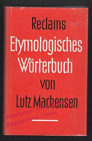 Etymologisches Wörterbuch der deutschen Sprache (1966) - Mackensen, Lutz