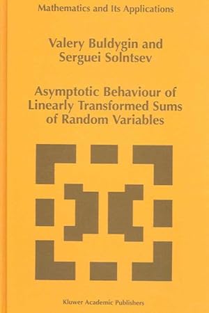 Image du vendeur pour Asymptotic Behaviour of Linearly Transformed Sums of Random Variables mis en vente par GreatBookPrices