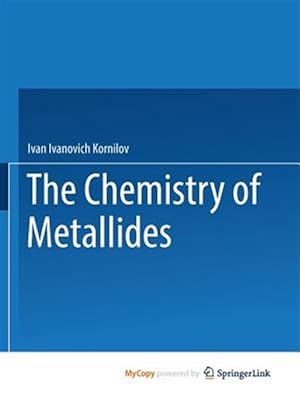 Imagen del vendedor de Chemistry of Metallides a la venta por GreatBookPrices
