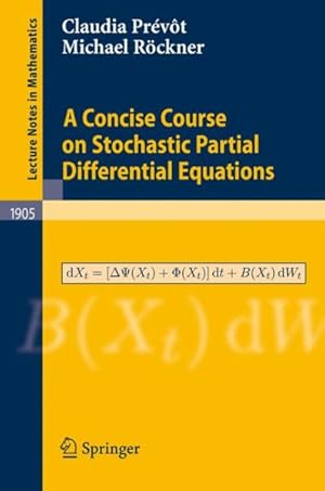 Immagine del venditore per Concise Course on Stochastic Partial Differential Equations venduto da GreatBookPrices