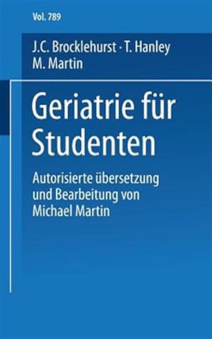 Seller image for Geriatrie Fr Studenten -Language: german for sale by GreatBookPrices