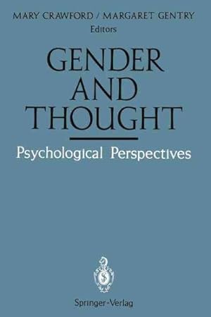 Bild des Verkufers fr Gender and Thought : Psychological Perspectives zum Verkauf von GreatBookPrices