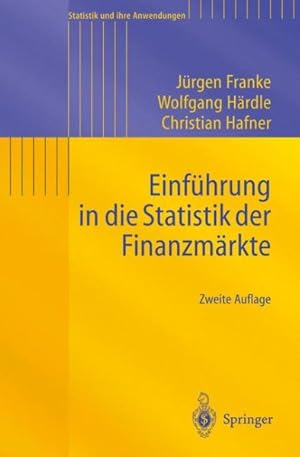Immagine del venditore per Einfuhrung in Die Statistik Der Finanzmarkte -Language: german venduto da GreatBookPrices