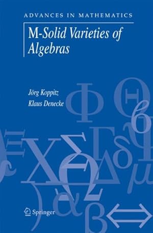 Immagine del venditore per M-solid Varieties of Algebras venduto da GreatBookPrices