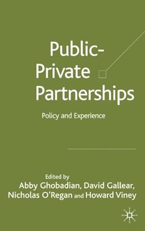 Seller image for Public-private Partnerships : Policy And Experience for sale by GreatBookPrices