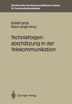 Seller image for Technikfolgenabschatzung in Der Telekommunikation -Language: German for sale by GreatBookPrices