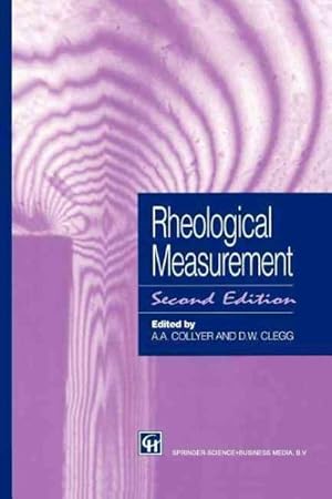 Bild des Verkufers fr Rheological Measurement zum Verkauf von GreatBookPrices