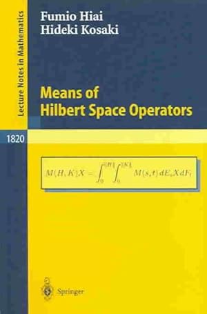 Seller image for Means of Hilbert Space Operators for sale by GreatBookPrices