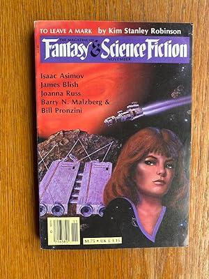Imagen del vendedor de Fantasy and Science Fiction November 1982 a la venta por Scene of the Crime, ABAC, IOBA