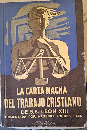 Image du vendeur pour LA CARTA MAGNA DE TRABAJO CRISTIANO. mis en vente par Libreria Lopez de Araujo