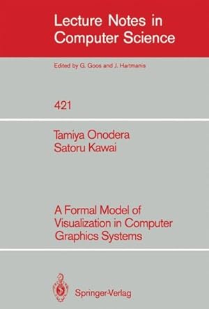 Seller image for Formal Model of Visualization in Computer Graphics Systems for sale by GreatBookPrices