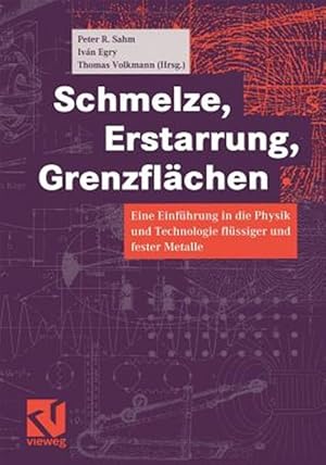 Immagine del venditore per Schmelze, Erstarrung, Grenzflachen -Language: German venduto da GreatBookPrices