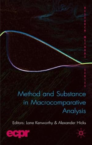 Immagine del venditore per Method and Substance in Macrocomparative Analysis venduto da GreatBookPrices