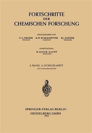 Seller image for Fortschritte Der Chemischen Forschung -Language: german for sale by GreatBookPrices