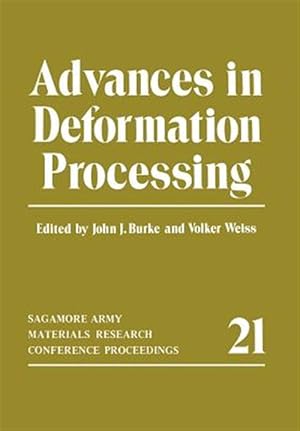 Imagen del vendedor de Advances in Deformation Processing a la venta por GreatBookPrices