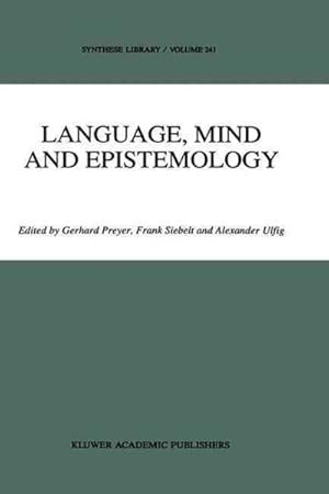 Seller image for Language, Mind and Epistemology : On Donald Davidson's Philosophy for sale by GreatBookPrices