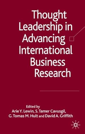 Seller image for Thought Leadership in Advancing International Business Research for sale by GreatBookPrices