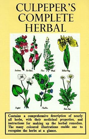 Bild des Verkufers fr Culpeper's Complete Herbal zum Verkauf von WeBuyBooks