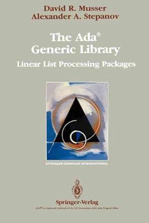 Imagen del vendedor de Ada Generic Library : Linear List Processing Packages a la venta por GreatBookPrices