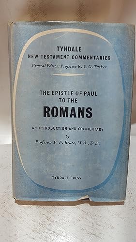 Bild des Verkufers fr The Epistle of Paul to the Romans: An Introduction and Commentary zum Verkauf von Cambridge Rare Books