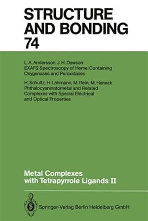 Imagen del vendedor de Metal Complexes With Tetrapyrrole Ligands II a la venta por GreatBookPrices