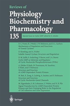 Imagen del vendedor de Reviews of Physiology, Biochemistry and Pharmacology : Special Issue on Cyclic Gmp a la venta por GreatBookPrices